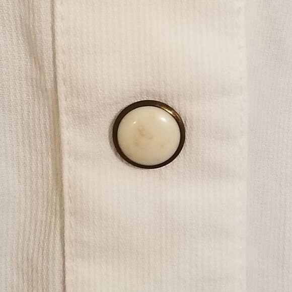 Brooks And Dunn Panhandle Slim Shirt Womens XS Long Sleeve Floral Embroidered Pe - Picture 6 of 15